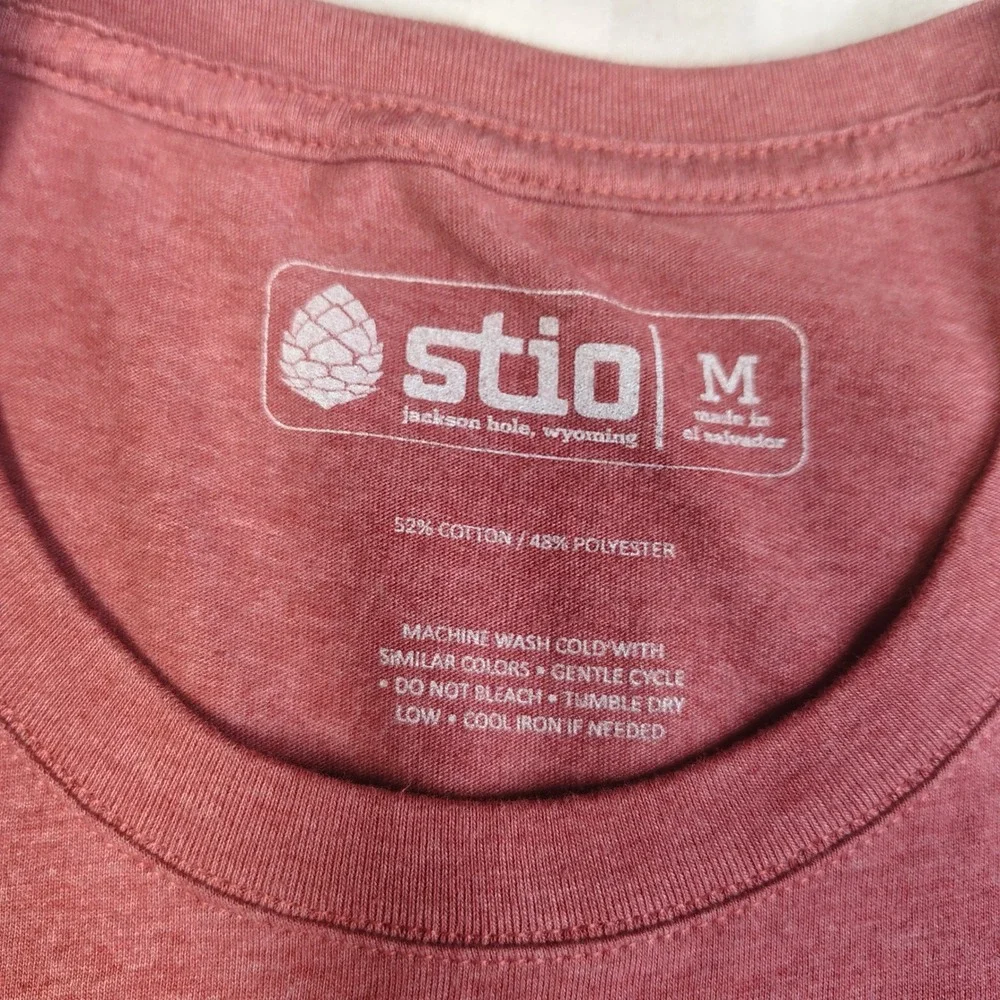 Stio Womens T-Shirt Bundle Lot of 3 Size M Blue Red Jackson Hole Cotton - Picture 4 of 10